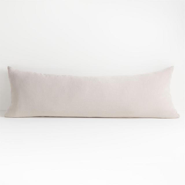 Parachute Vintage Natural 54"x20" Body Pillow with Down-Alternative Insert