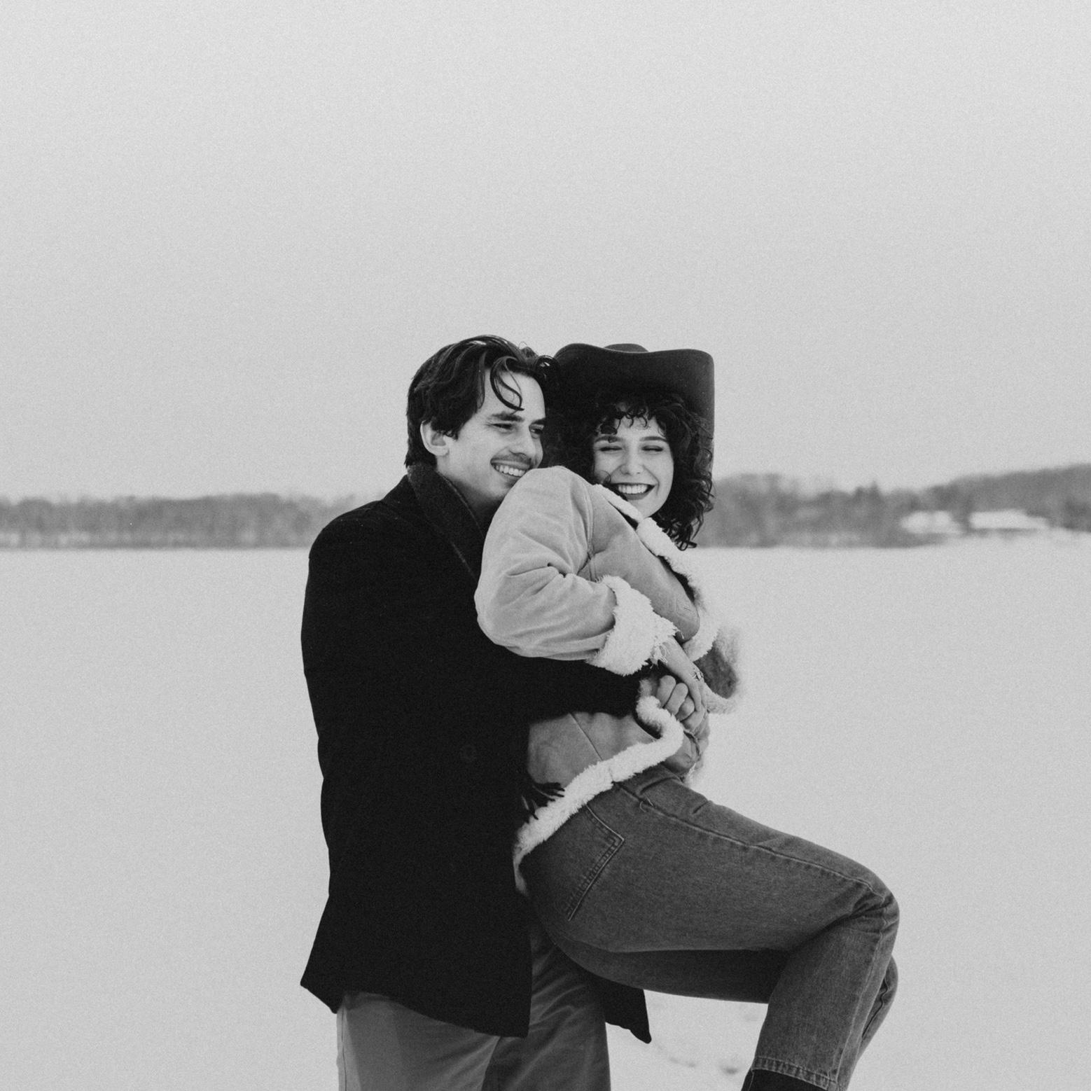 Winter photoshoot on Reed’s Lake