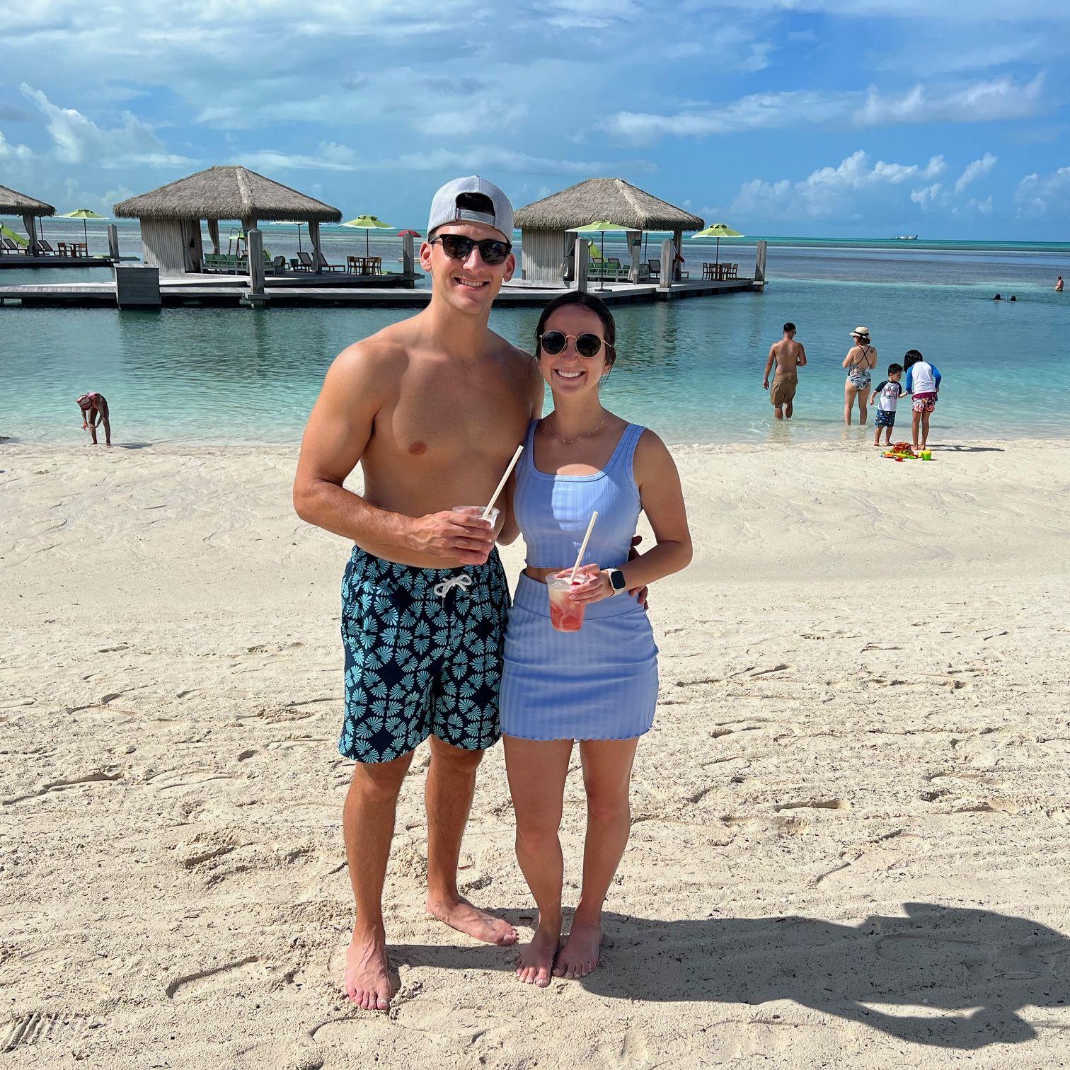 Enjoying a Perfect Day in CocoCay on our first cruise!