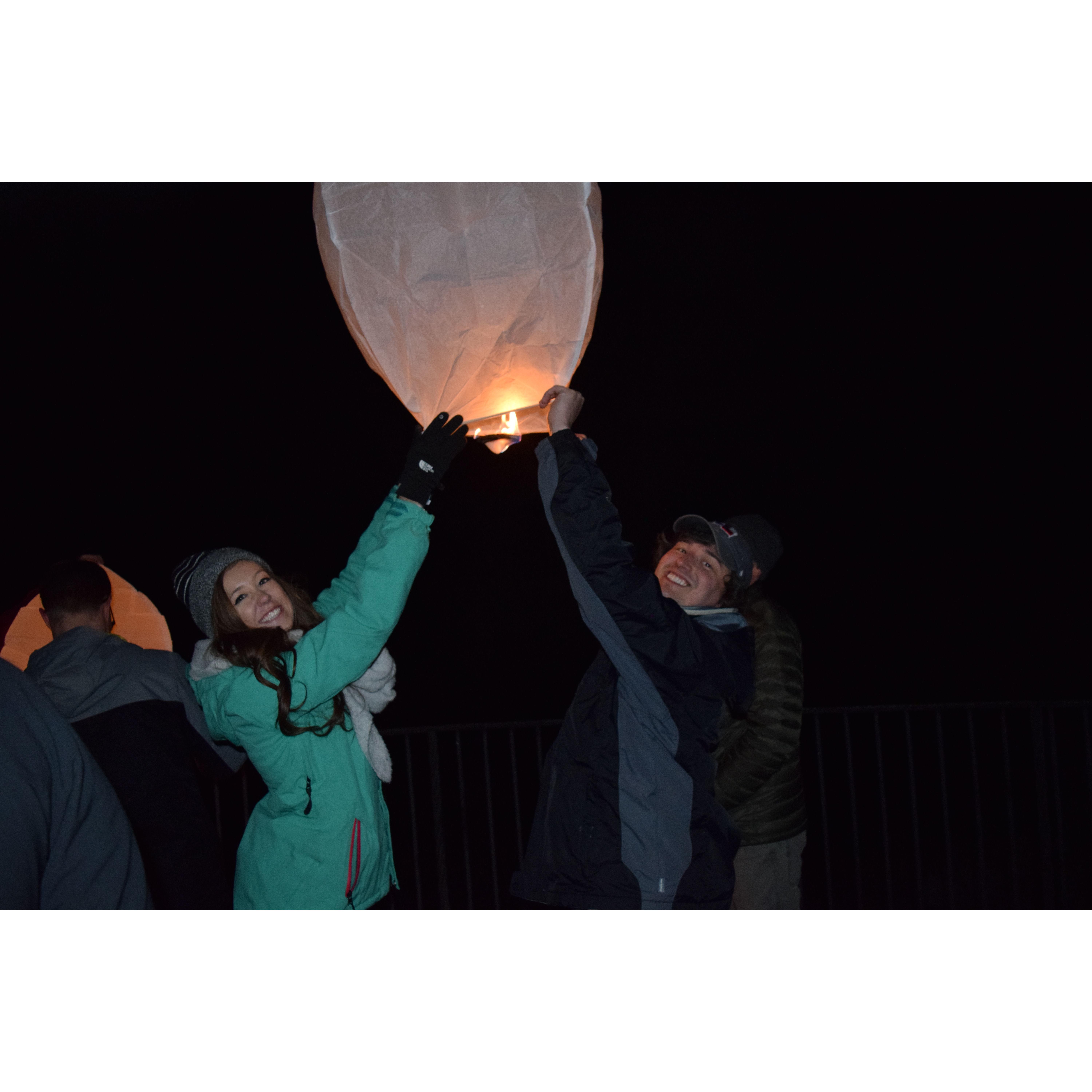 The night we got engaged!!!