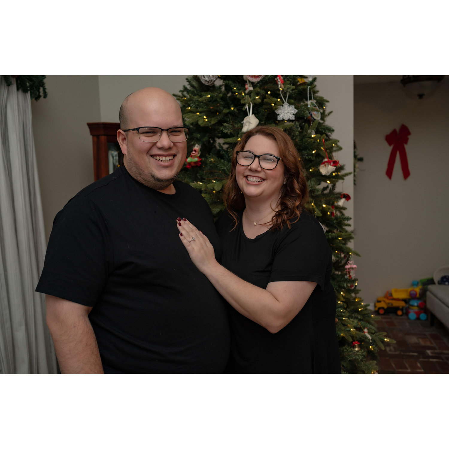 Engaged for Christmas :)