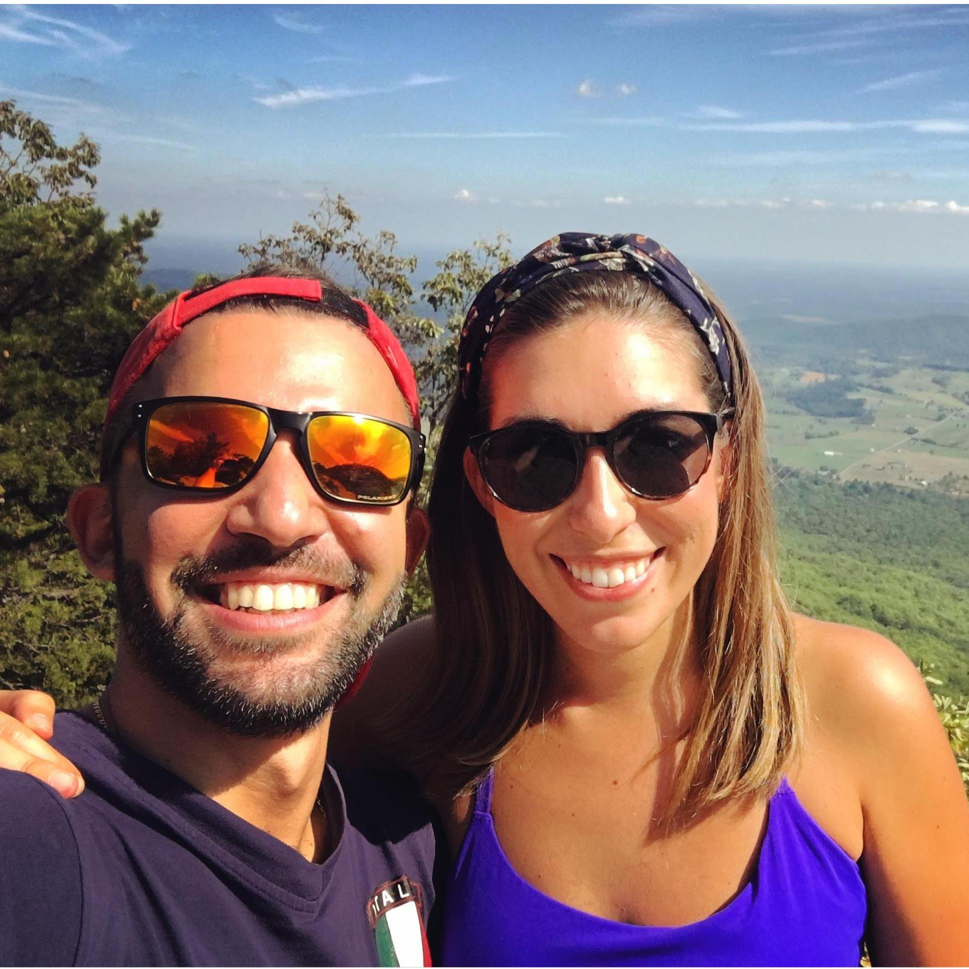 Hiking Old Rag Mountain. Fall 2017