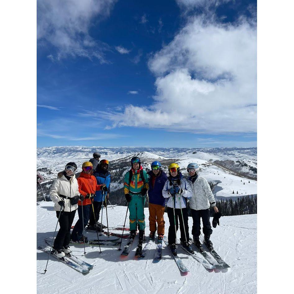 Doug's friends from business school came out to enjoy a ski weekend as well