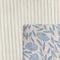 Sage Stripe / Blue Flowers