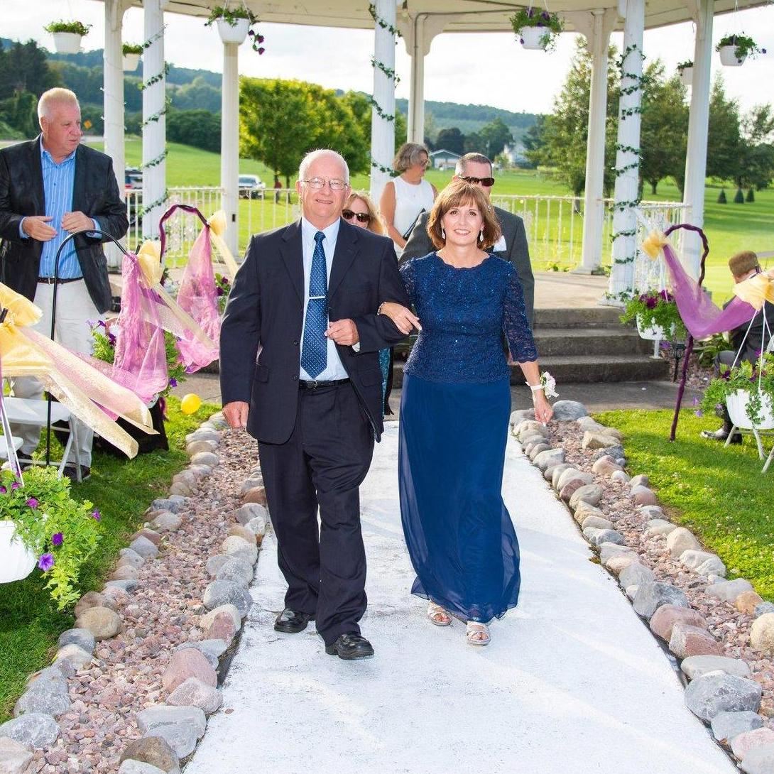 The Groom's father Bob and his Fiance Chris!