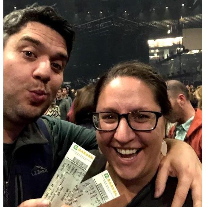Upgraded tickets at a Bon Iver concert