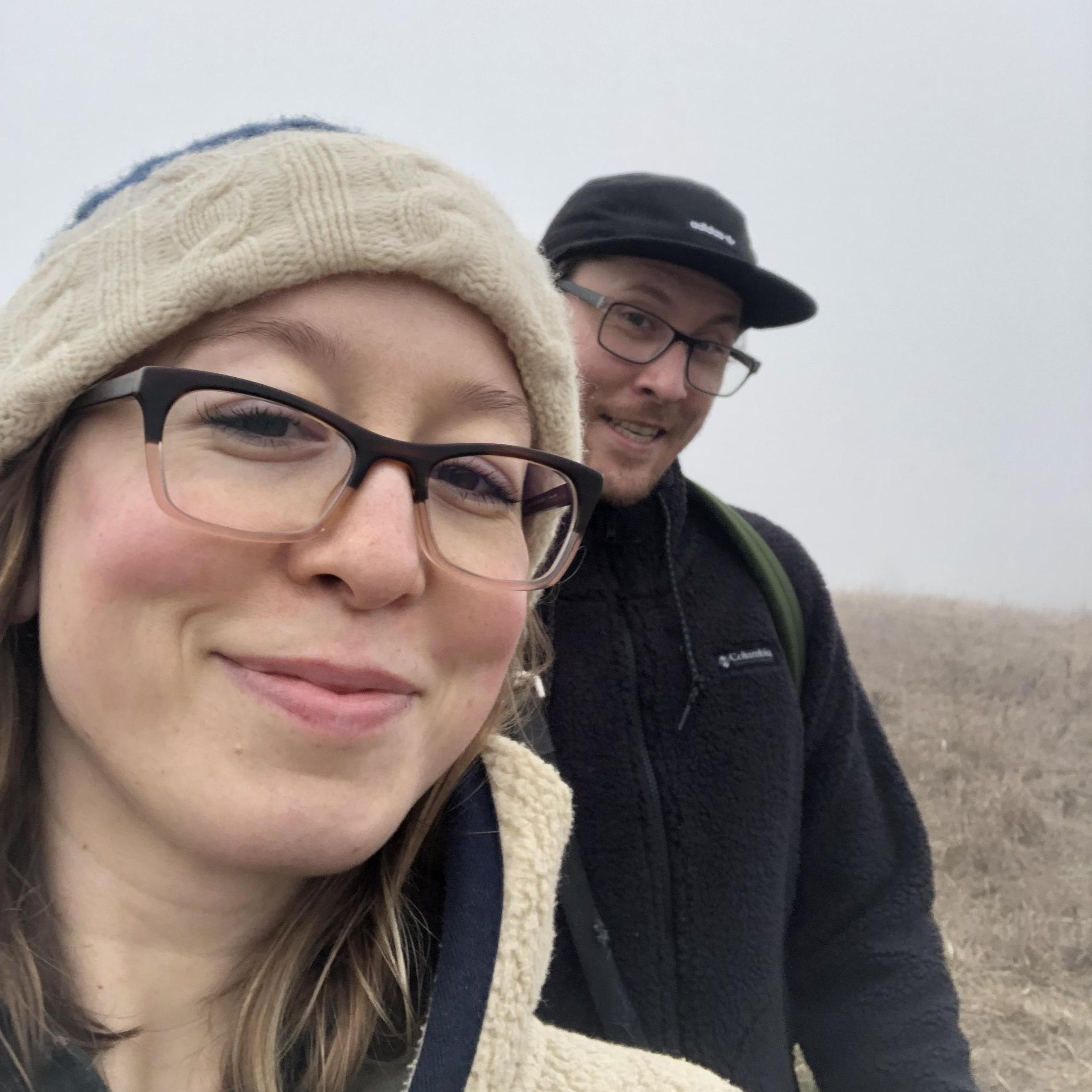 Exploring new trails at Powell Butte, shortly after moving to Portland.