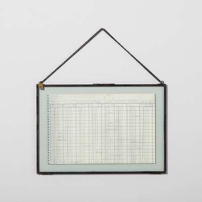 Pressed Glass Wall Frame with Chain (13.75"x9.5") - Hearth & Hand™ with Magnolia
