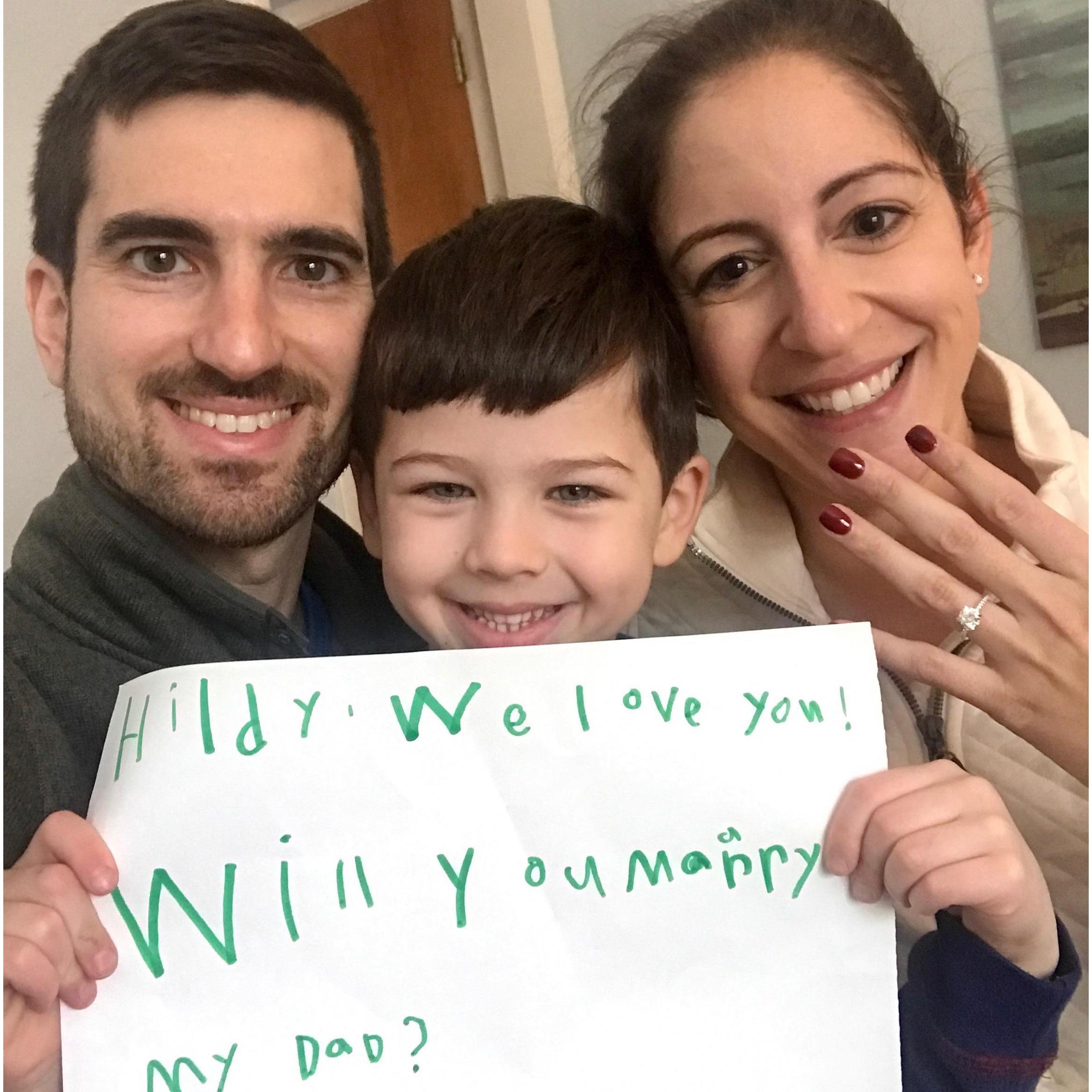I said YES!