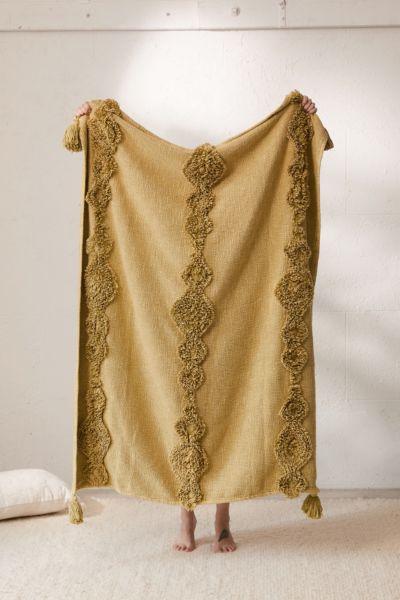 Rosie Tufted Woven Throw Blanket