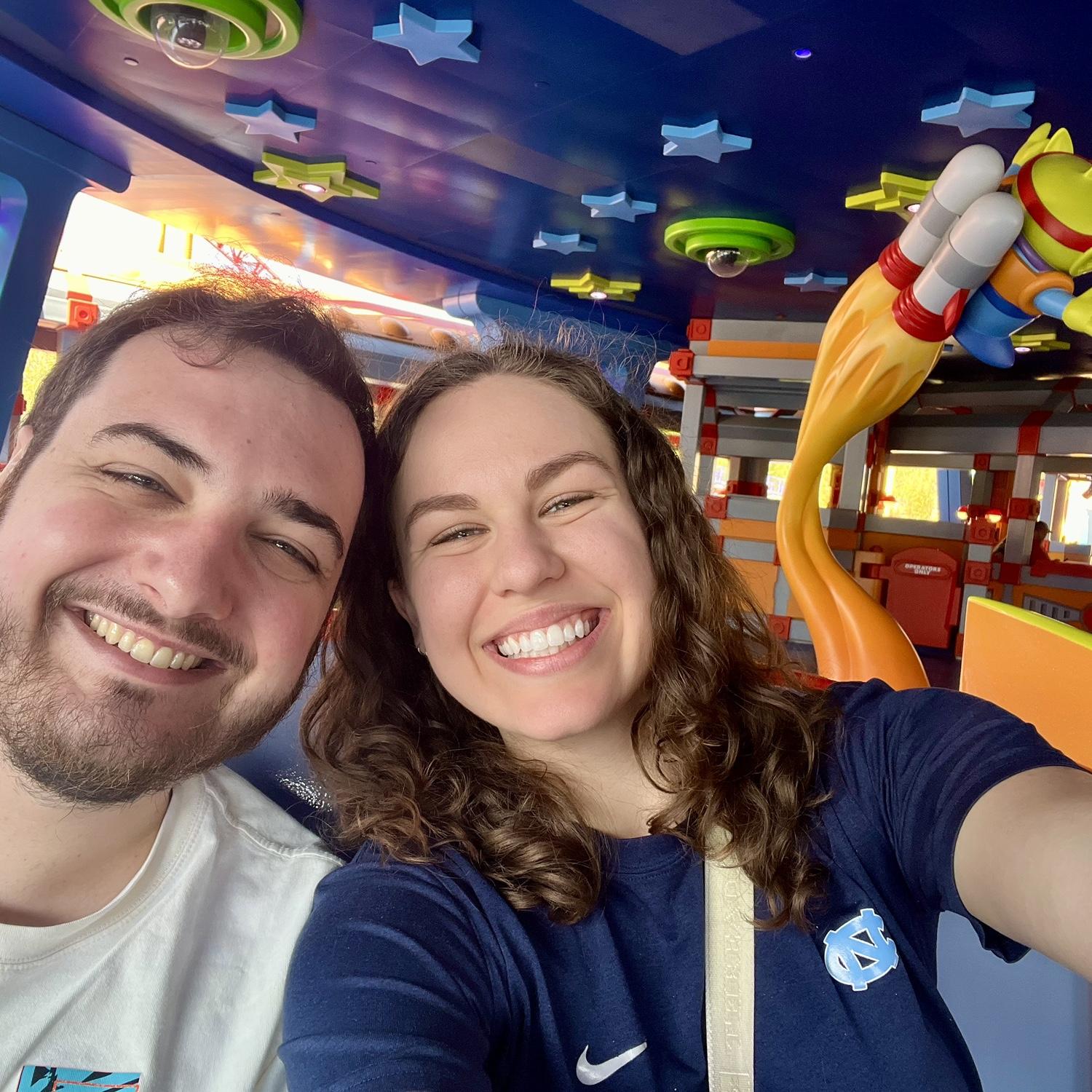We took a trip to Orlando just before we got engaged.