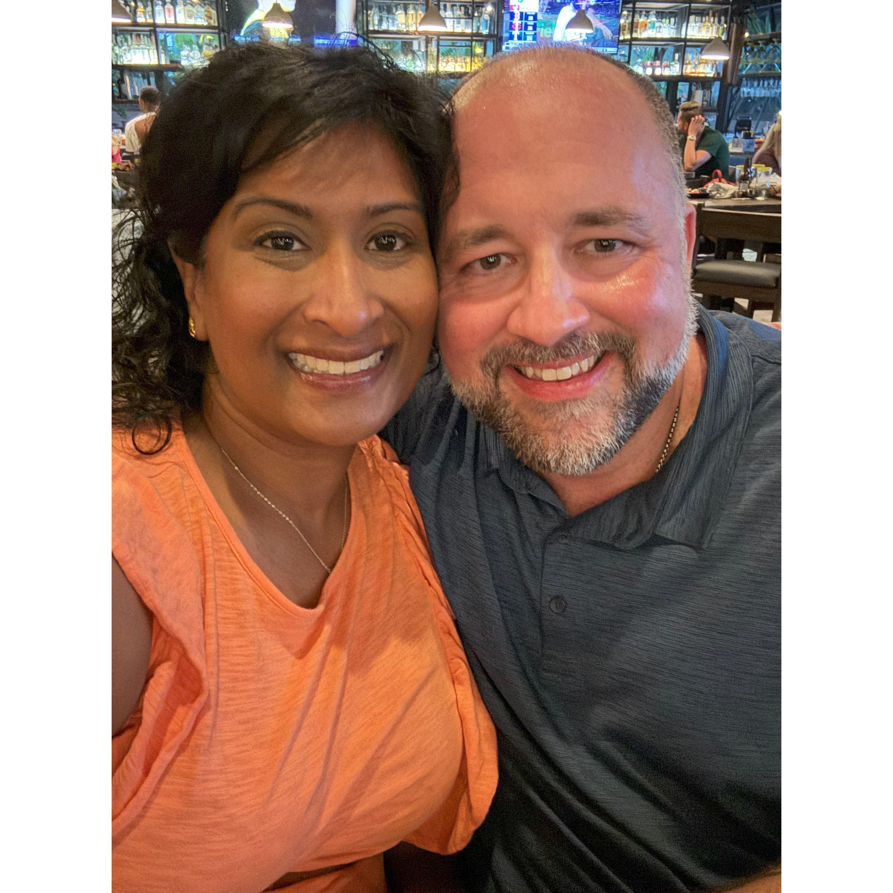 Celebrating our anniversary at the place where it all began.