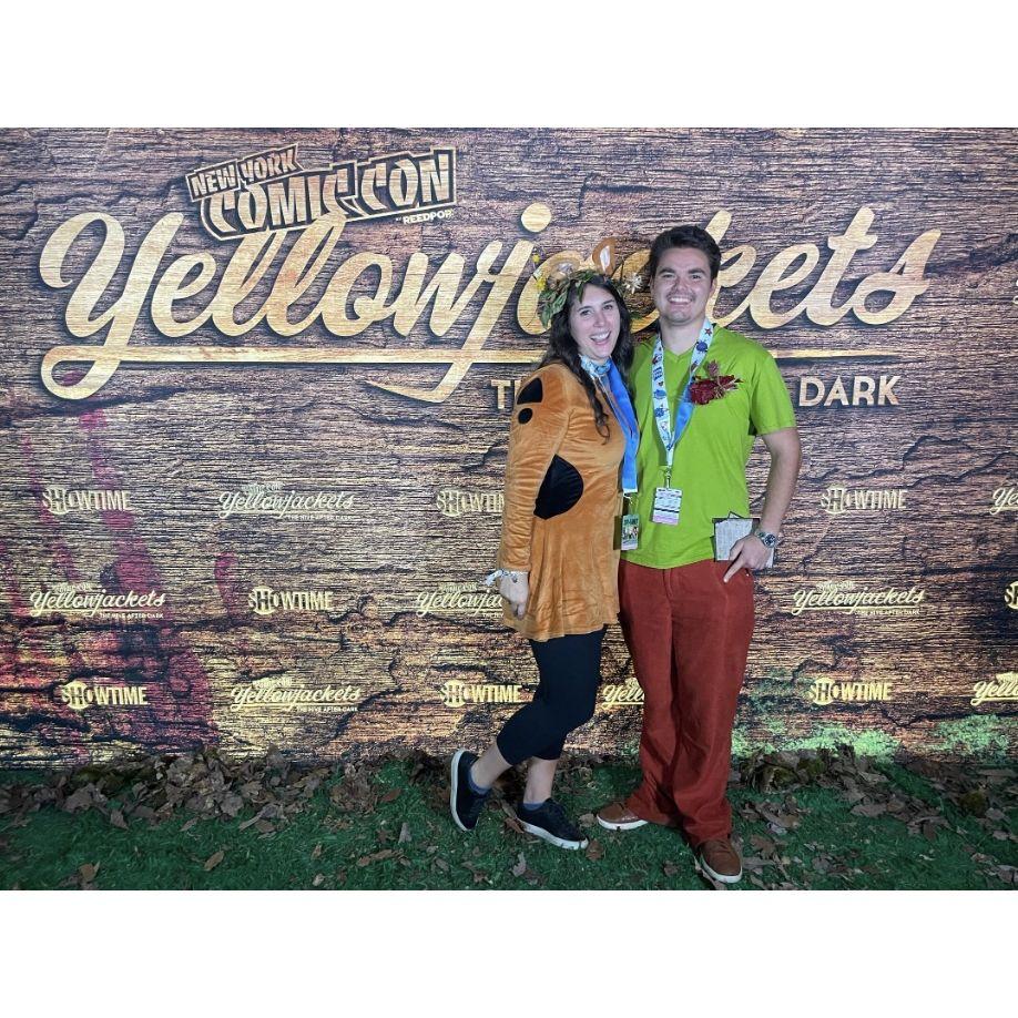 Nicole and Alex's first comicon together! Scooby was a bit of a bigger hit than Shaggy much to Alex's disappointment!