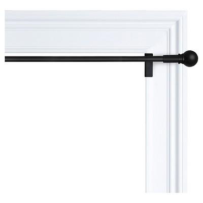 48"x84" Drapery Rod Matte Black - Room Essentials™