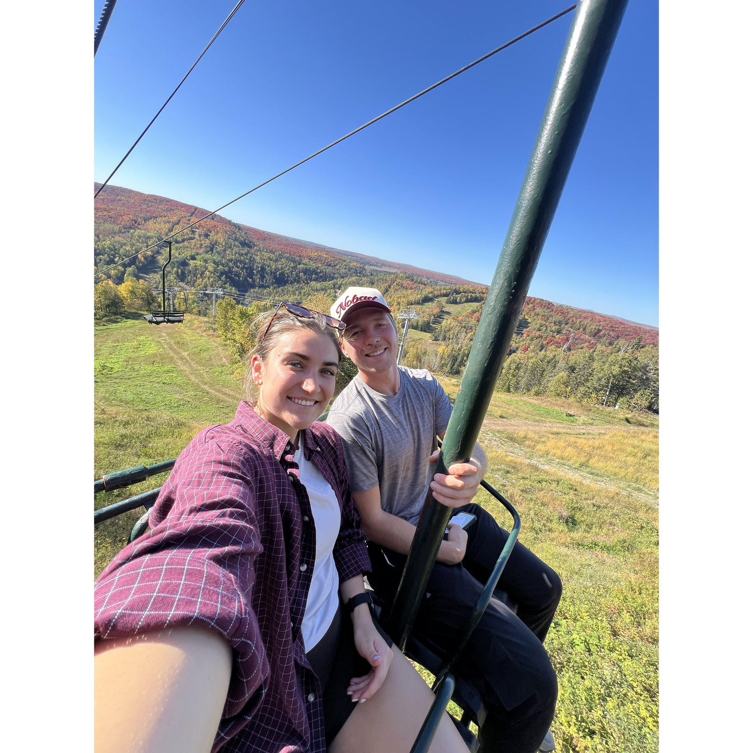 Hiking up the North Shore