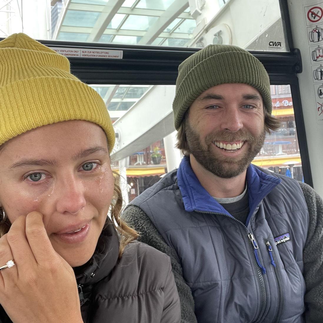 Crying for Sadie and Pippa in the Seattle ferris wheel
