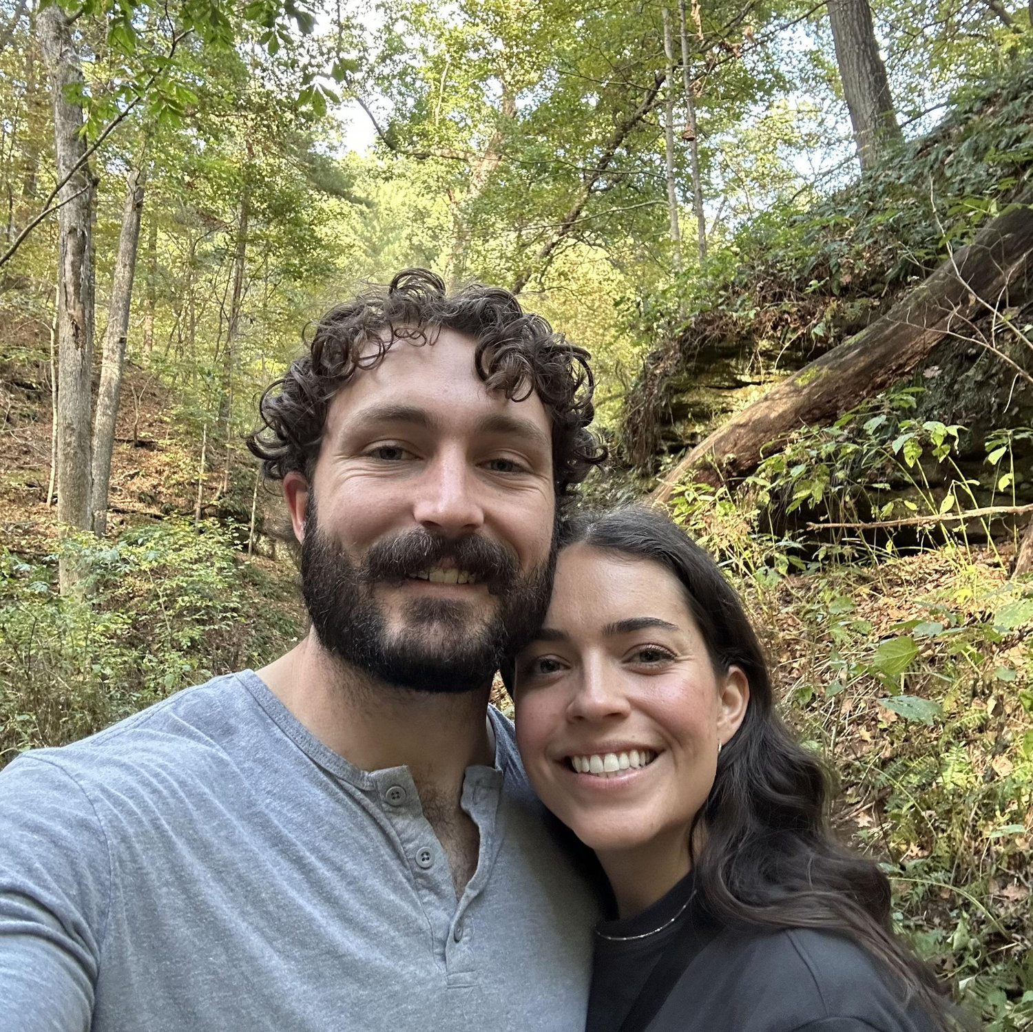 October 11, 2025 ~ Hiking at Wildcat Den State Park in Iowa, one our favorite hiking spots