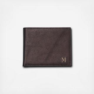 Personalized Brown Wallet with Multi-function Tool