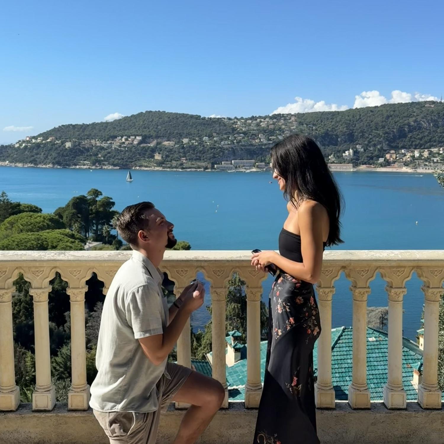 Will proposed at the Jardins Ephrussi de Rothschild, a beautiful garden overlooking the Mediterranean