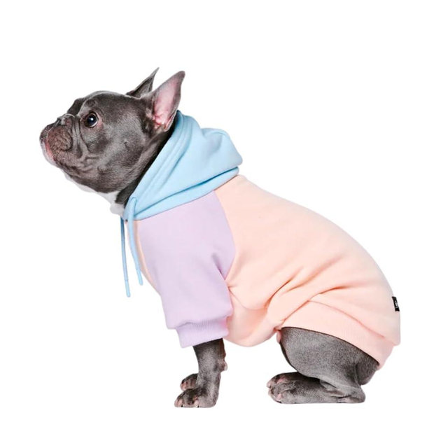 Spark Paws Dog Hoodie - Premium Quality, Buttery Soft, Superior Comfort and Fit, Calming Fleece Interior, Suitable for all breeds - Cotton Candy - L
