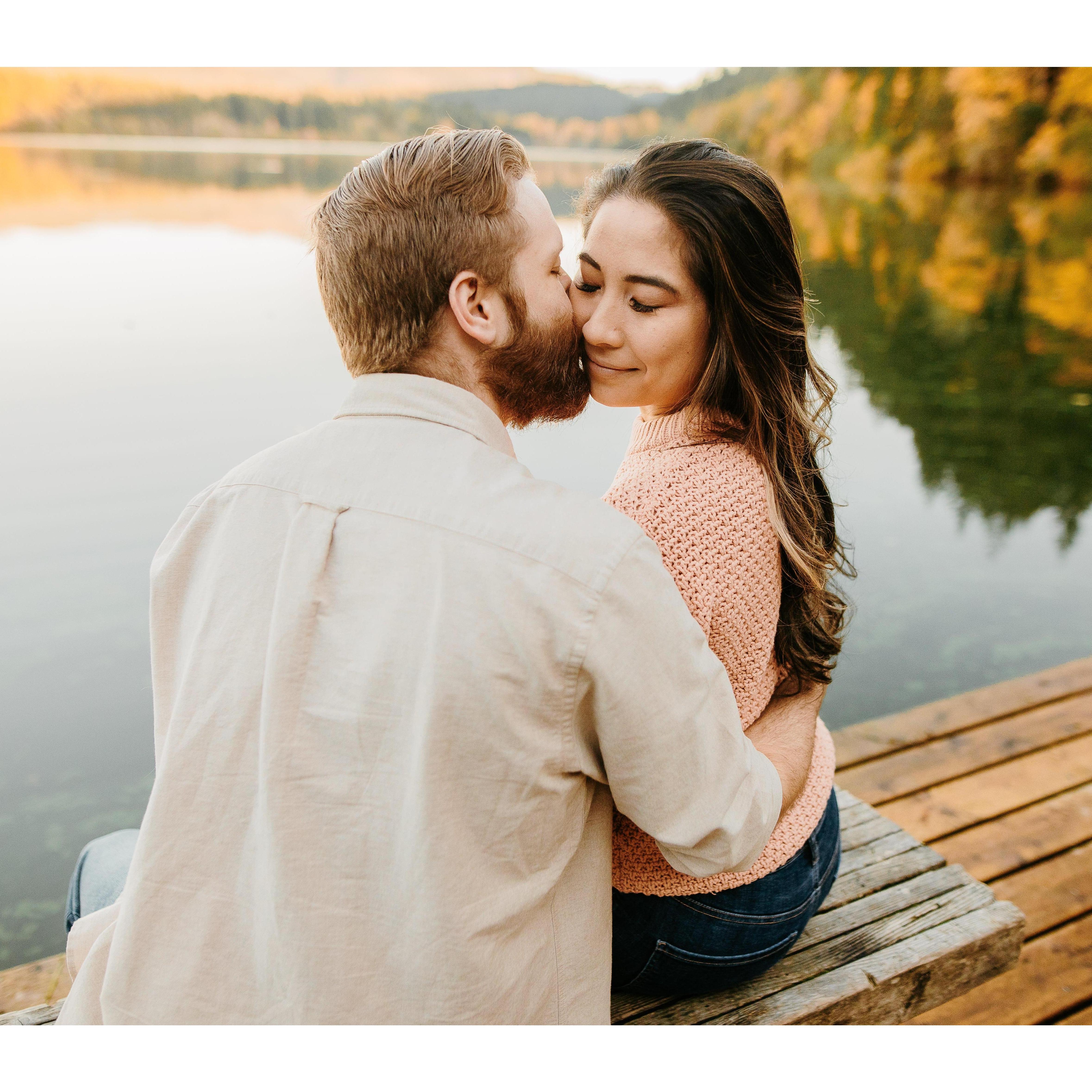 engagement photos <3 thank you to our wonderful photographer, Kastle!