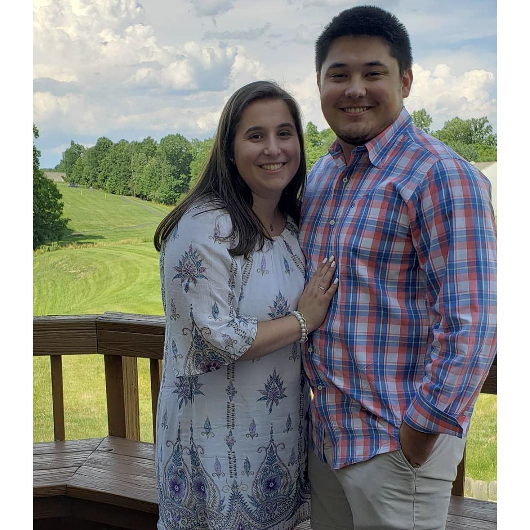 Celebration at Beth's moms house.