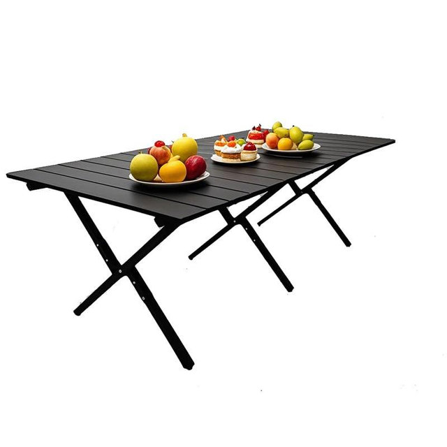 Evolve Heritage Collection Portable Low Travel Table for Beach & Camping – Compact, Lightweight, Multi-Purpose for Indoor & Outdoor Use (Black)