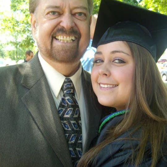 My undergrad graduation - memories with my dad