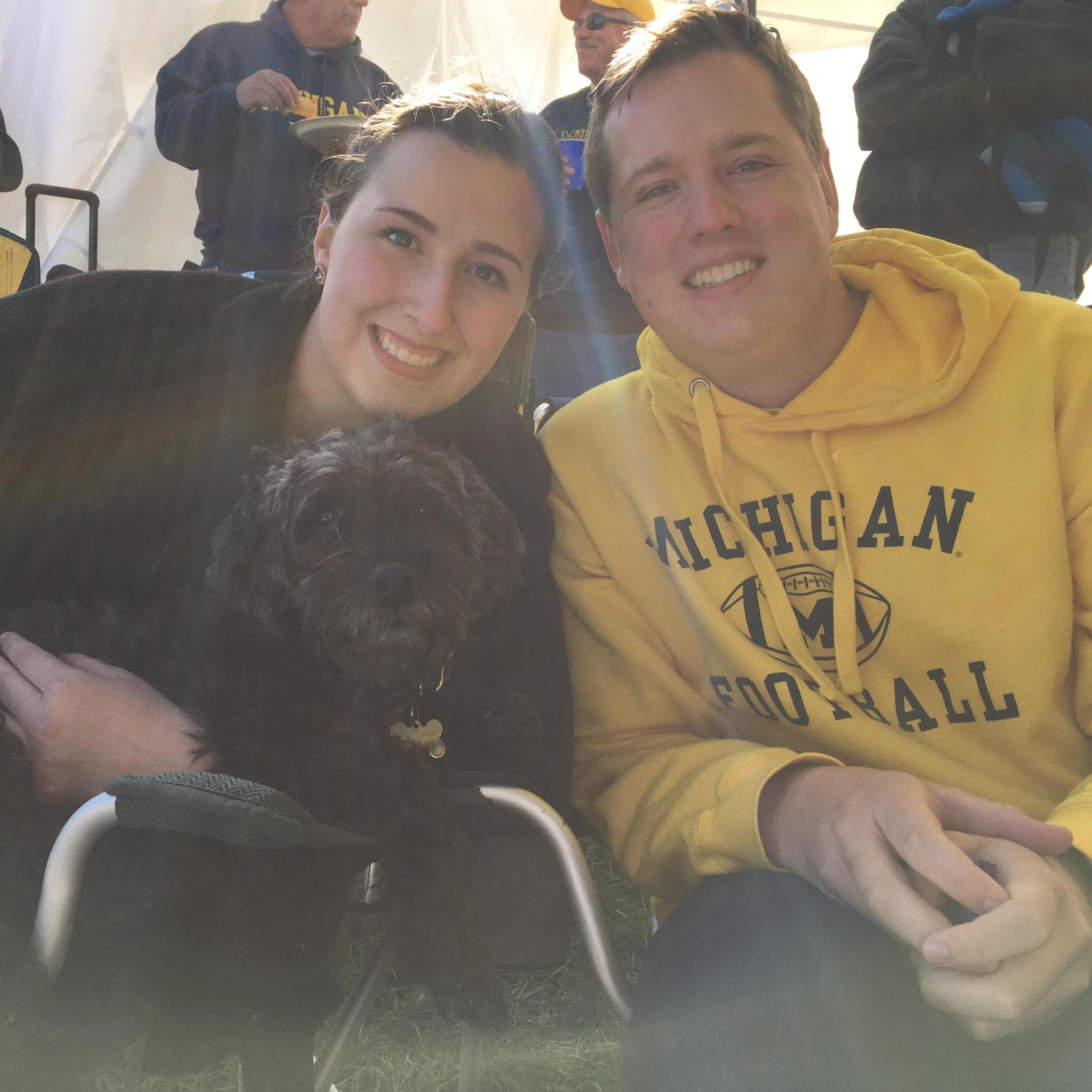Joe's first Michigan Scott tailgate.