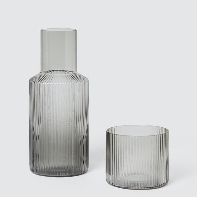 Ripple Carafe and Glass Set