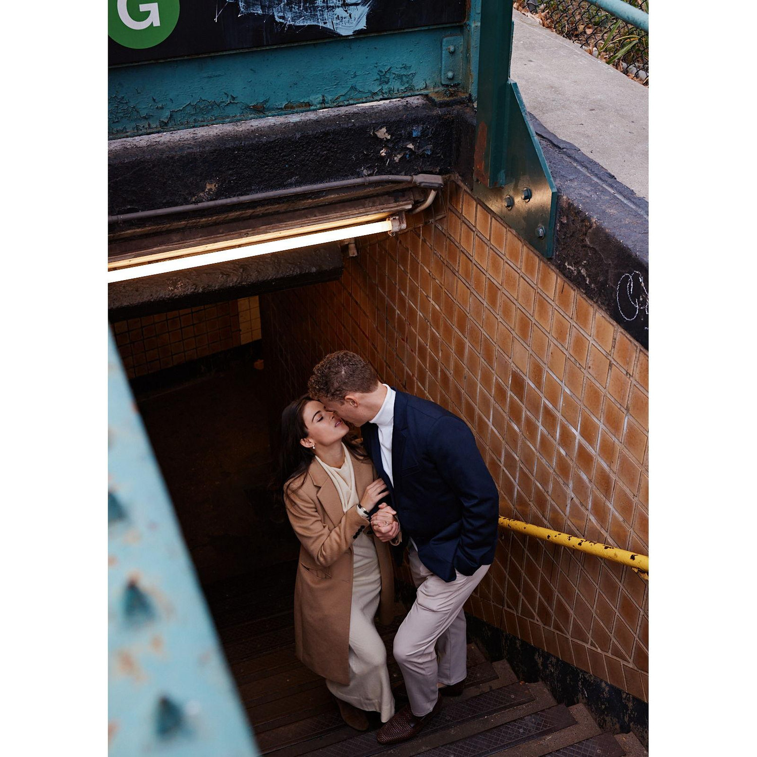 There is nothing more romantic than an NYC subway