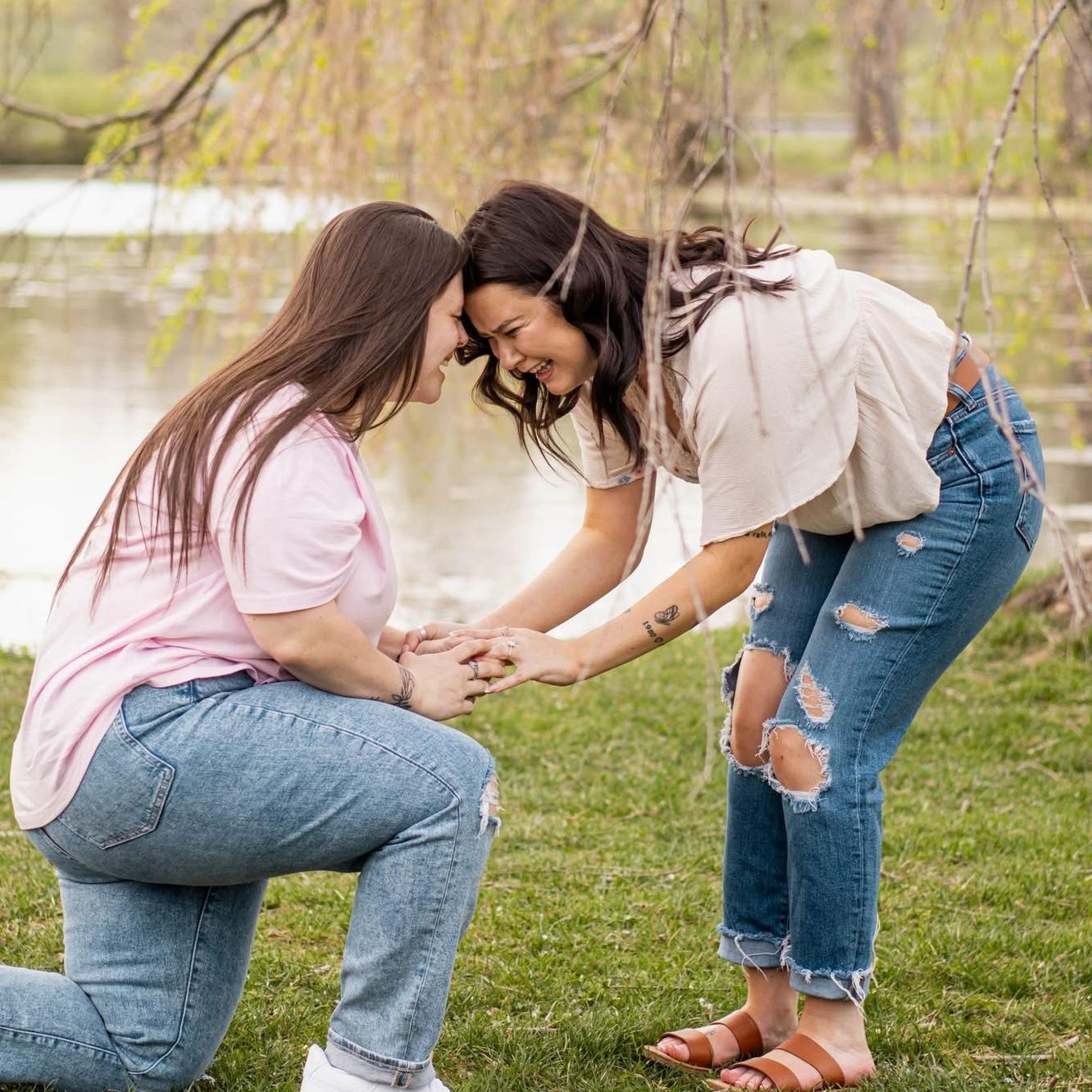 April 2025: Still so in shock, emotions are high, and there is a new ring on Morgan's finger!