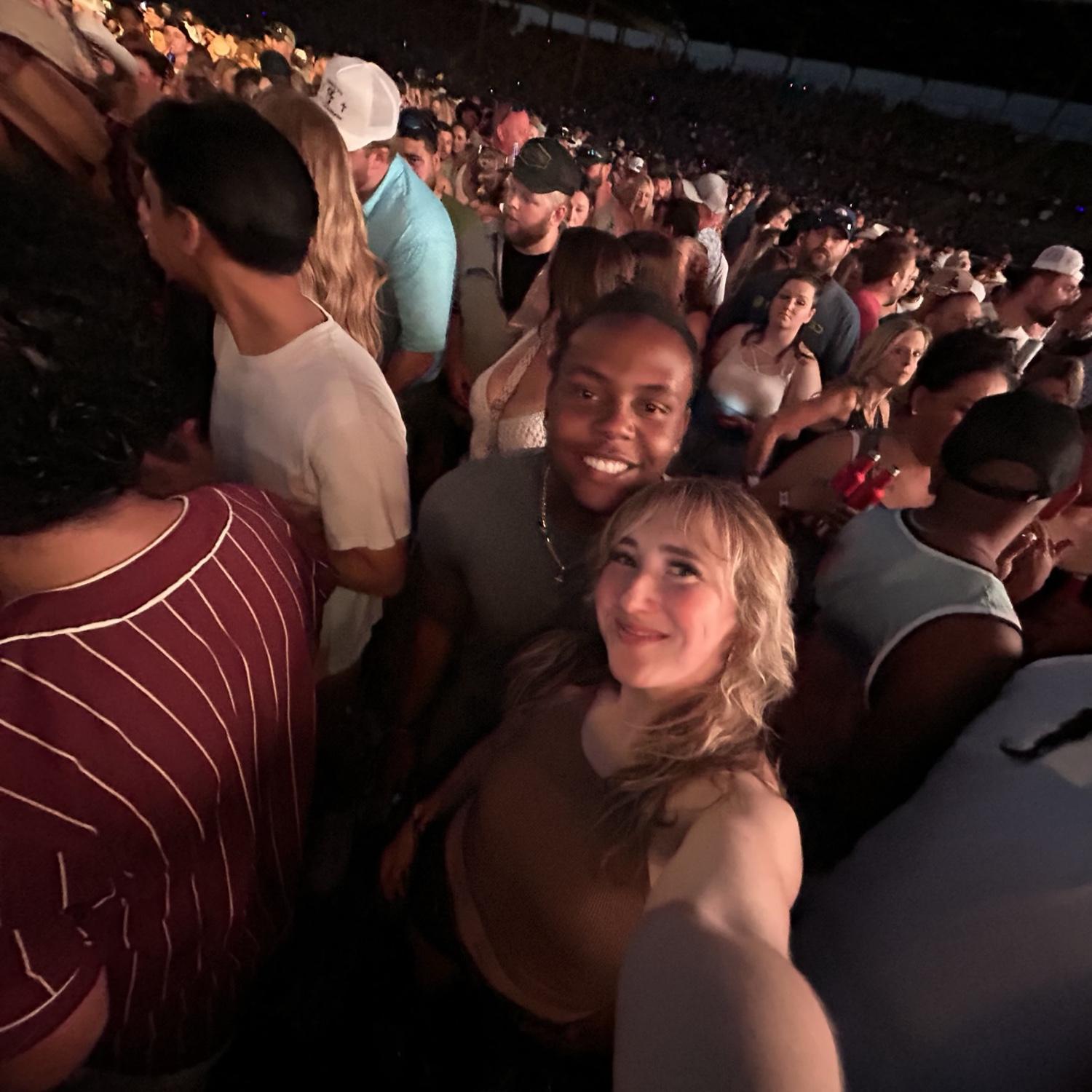 Our first concert together. It was our first date essentially!