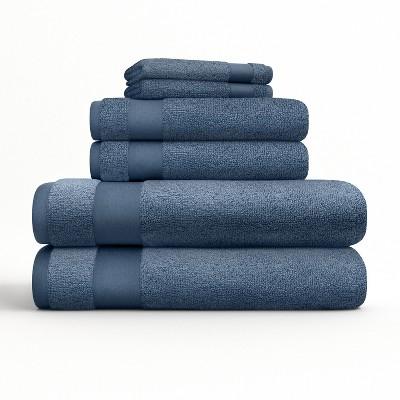 6 Piece Bath Towels Set, 100% Super Plush Premium Cotton - Becky Cameron