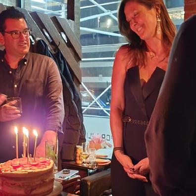 Rob is the king of surprises - Alyssa had no clue about this surprise party!