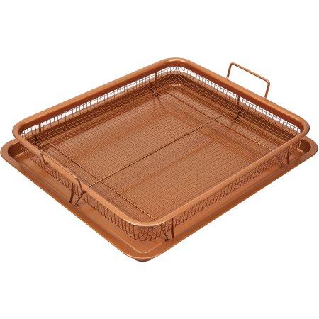 Copper Chef 2-Piece Copper Crisper Oven Air Fryer Pan