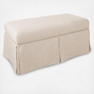 Skirted Storage Bench