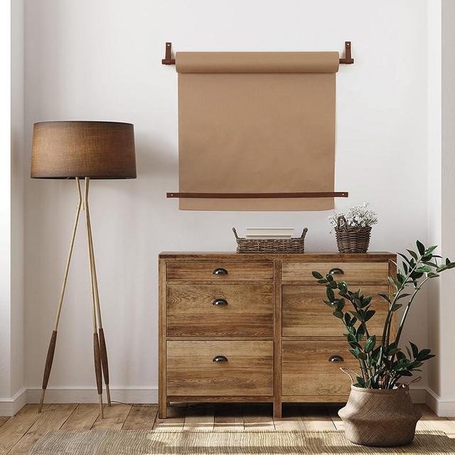 KEYAIIRA - Wall Mounted Brown Butchers Paper Roll Holder