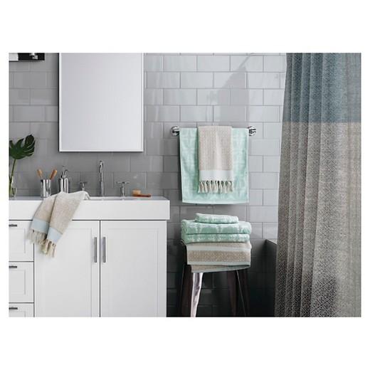 Ikat Hand Towel Grey & Green - Threshold™