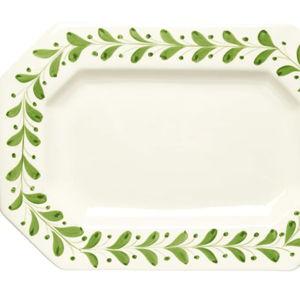 Anna Octagonal Platter - Olive