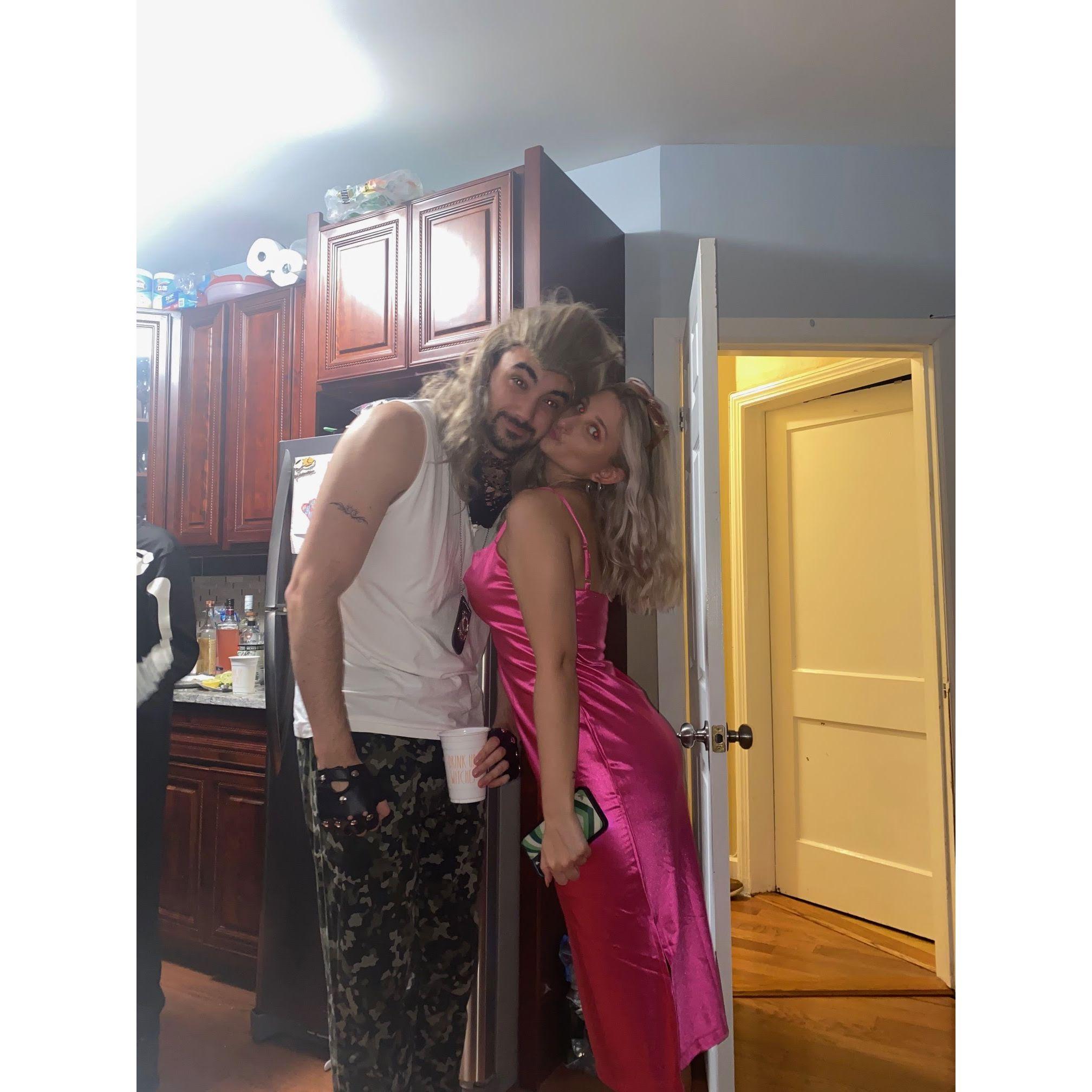 Our first year hosting Halloween and somehow not dressing in a couples costume (2021)