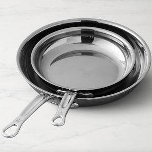 Hestan NanoBond® Titanium Stainless-Steel Skillet Fry Pan, Set of 2