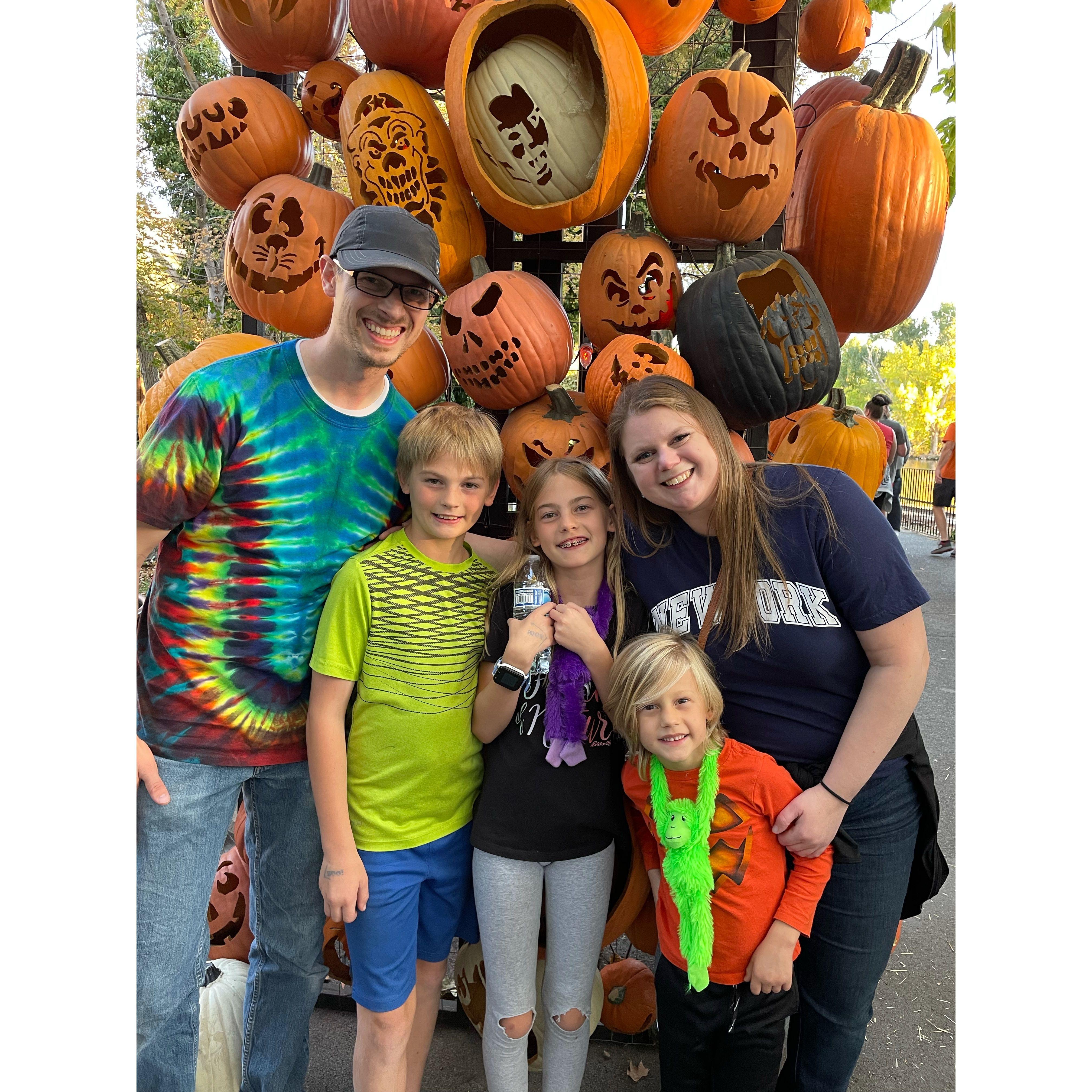 Halloween at Lagoon in Utah.