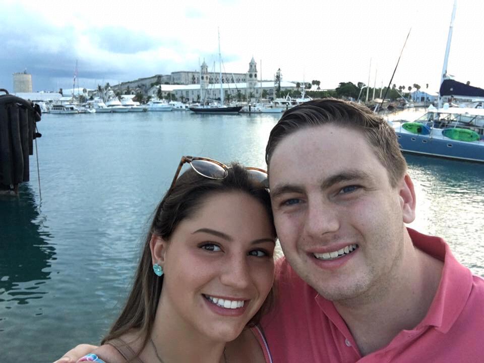 Our first cruise we ever took together in September of 2017. This was taken in Bermuda.