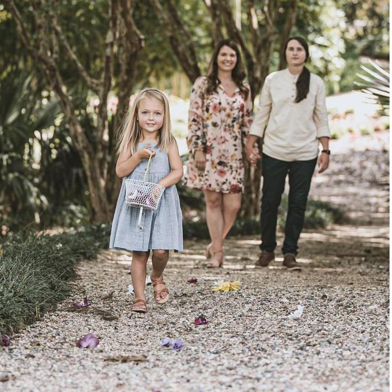 Our flower girl
