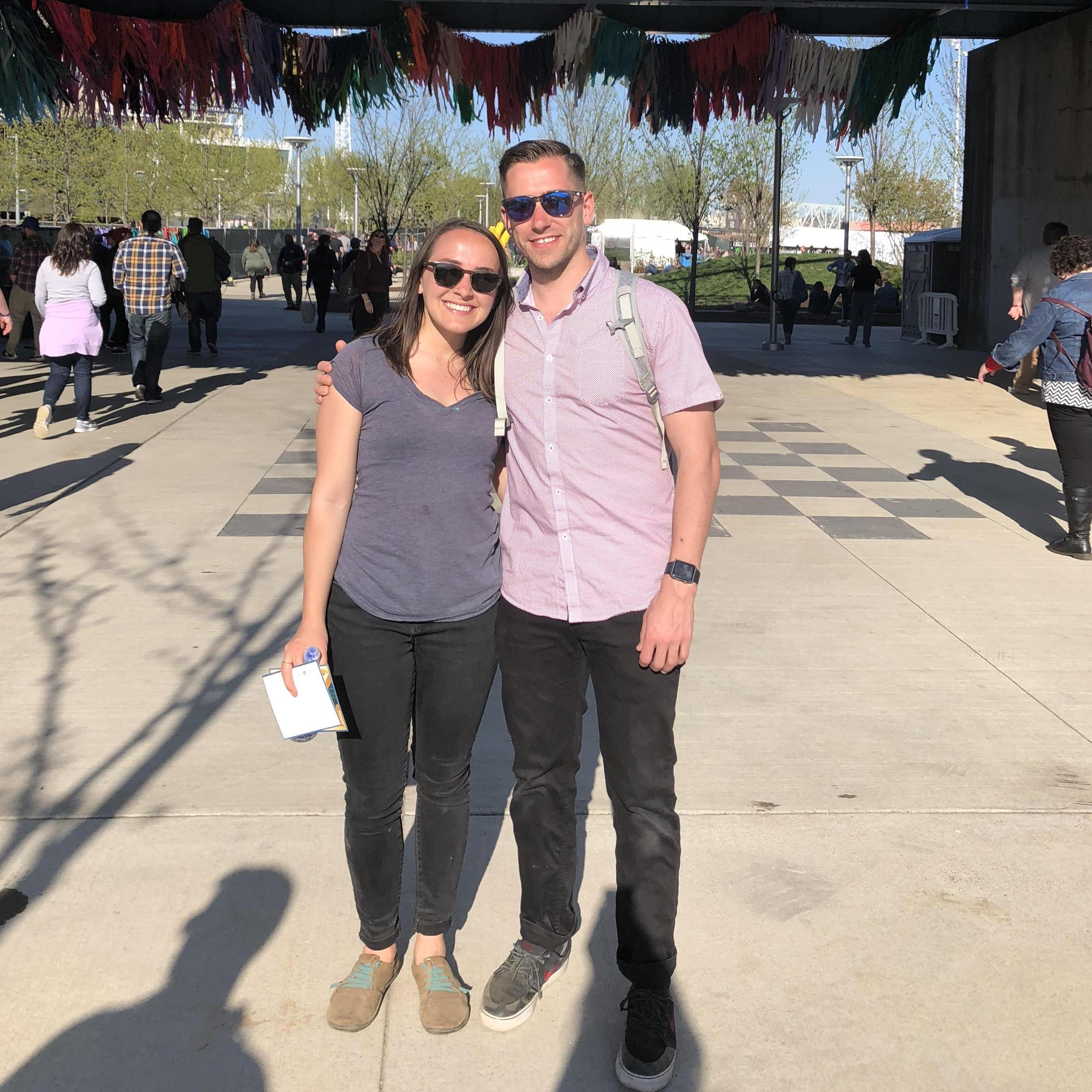 At Homecoming Music Festival, May 2018.