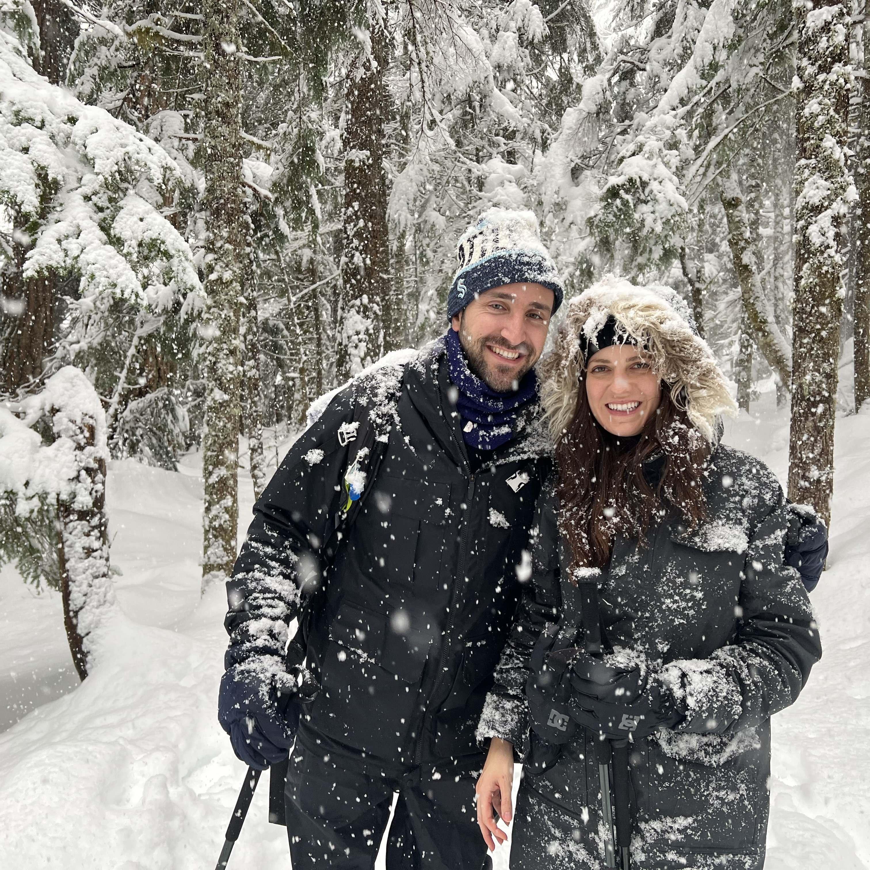 Snow shoeing in Mt Rainer National Park