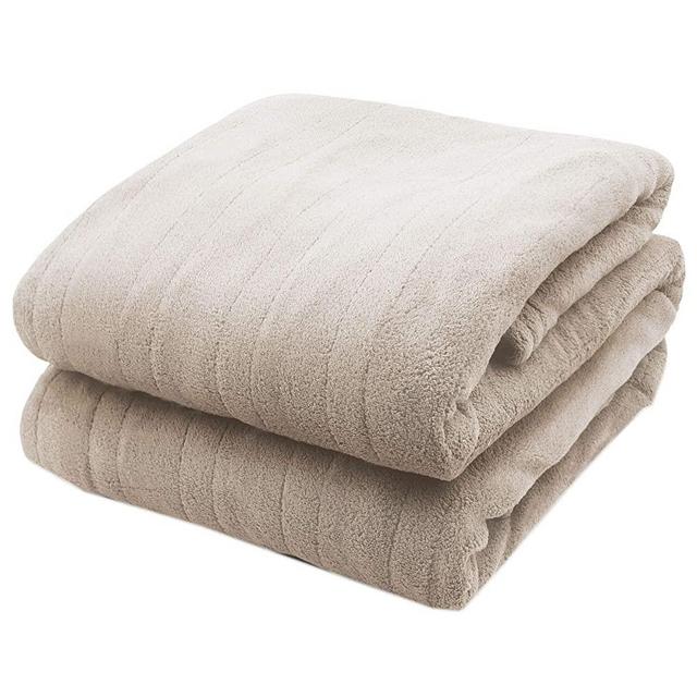 Biddeford Microplush Electric Blanket (Cream, Queen)