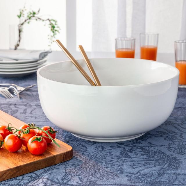 Better Homes & Gardens Round Bowl, White Porcelain