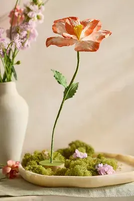 Paper Flower on Stand